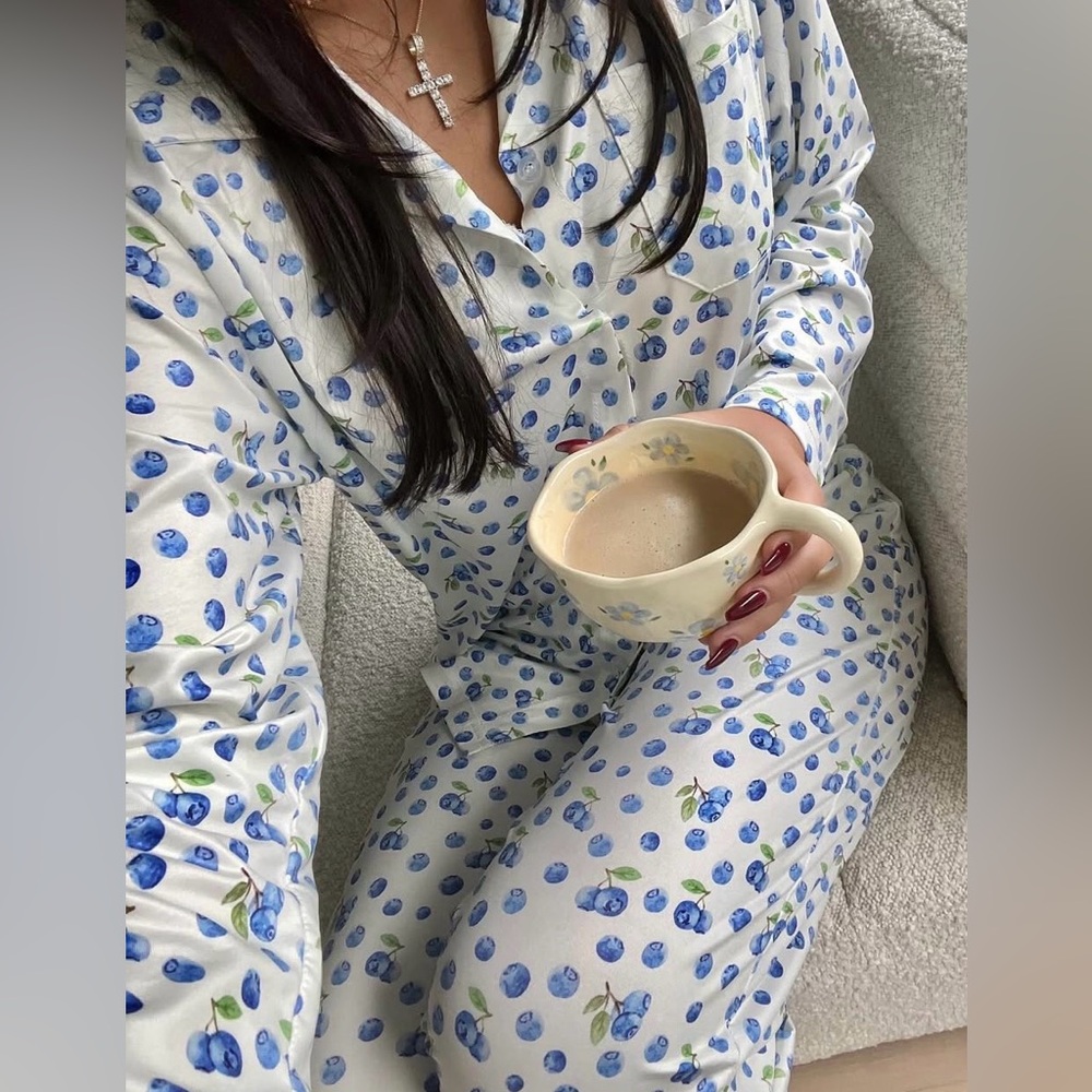 Happy Camp3r blueberry sleepwear size XL/XXL pj set. NWT